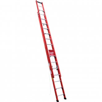 Escada extens�vel em fibra de vidro, 28 degraus, 7,80 m, EFR9932 BOTAFOGO