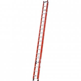Escada extens�vel em fibra de vidro, 32 degraus de alum�nio, 5,75 m x 9,9 m, EFV-32, COGUMELO