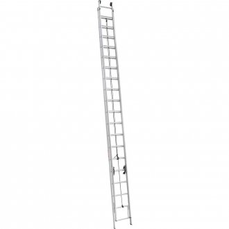 Escada extens�vel, de alum�nio, 19 degraus, com corda, ALULEV
