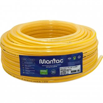 Mangueira PVC cristal tran�ada 3/8