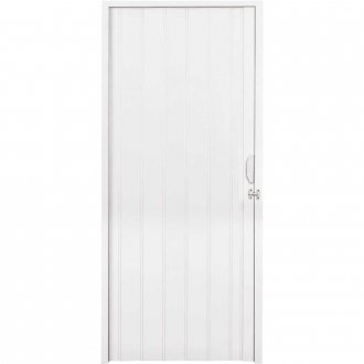 Porta sanfonada de PVC, 2,10 m x 70 cm, branca neve, 2050020002, PLASTILIT