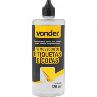 Removedor de etiquetas e colas, 120 ml, VONDER