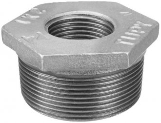 Bucha de redu��o ferro galvanizado, 3/4