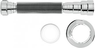 Sif�o tubo extensivo universal, cromado,720mm comprimento, 031101, BLUKIT