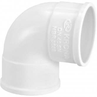 Joelho 90� para esgoto, DN 40, 616, KRONA