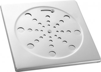 Grelha/Tampa para ralo 150,0 mm, quadrado, em a�o inox, com fecho, 291814, BLUKIT