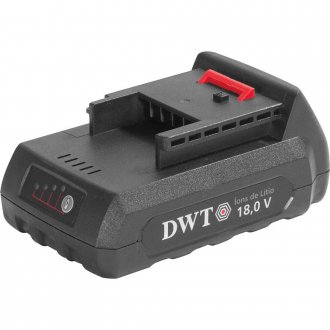Bateria 18,0 V, �ons de l�tio, para parafusadeira, furadeira, ABS-18 SLI, DWT