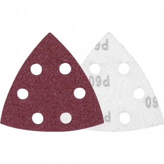 Lixa triangular com costado em pluma, gr�o 60, para lixadeira multifun��o, VONDER