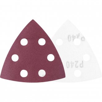 Lixa triangular com costado em pluma, gr�o 240, para lixadeira multifun��o, VONDER