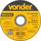Disco de corte 115 mm x 1 mm x 22,23 mm, BNV 02, VONDER