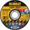 Disco de corte 115 mm x 1 mm x 22,23 mm, alta performance para metal e inox, DW8062, DEWALT