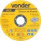 Disco de corte 115 mm x 1 mm x 22,23 mm DCI INOX, VONDER
