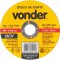Disco de corte 125 mm x 1,2 mm x 22,23 mm, DCV, VONDER