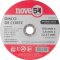 Disco de corte 180 mm x 1,6 mm x 22,23 mm, DCN 954, NOVE54
