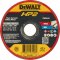 Disco de corte 115 mm x 1 mm x 22,23 mm, DW84401 HP2 DEWALT