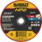 Disco de corte 180 mm x 1,6 mm x 22,23 mm, DW84705 HP2 DEWALT