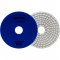 Disco de lixa diamantado flex�vel, com costado em pluma, 100 mm, gr�o 50, Brilho D'�gua, NORTON