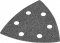Lixa triangular com costado em pluma, gr�o 120, para lixamento oscilante com multiferramenta, DWASPTRI12, DEWALT