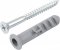 Parafuso madeira phillips, 4,8 mm x 50,0 mm, com bucha de nylon de 8,0 mm, VONDER