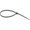 Abra�adeira de nylon, preta, 100 mm x 2,5 mm, com 100 pe�as, NOVE54