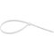 Abra�adeira de nylon, branca, 400 mm x 4,8 mm, com 100 pe�as, NOVE54