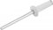 Rebite de repuxo 3,2 mm x 12,0 mm, branco, pacote com 100 pe�as NOVE54