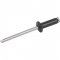 Rebite de repuxo 3,2 mm x 16,0 mm, preto, 316, caixa com 1.000 pe�as VONDER