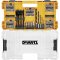 Jogo de bits, brocas, soquetes e acess�rios com 160 pe�as para parafusadeira e furadeira, DWAMF160, DEWALT