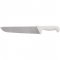 Faca para carne, 25 cm, refile a�reo reta larga inox, cabo branco,  BKW203-10 STARRETT