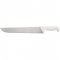 Faca para carne, 30 cm, refile a�reo reta larga inox, cabo branco,  BKW203-12 STARRETT