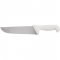 Faca para carne, 20 cm, refile a�reo reta larga inox, cabo branco,  BKW203 8 STARRETT