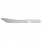 Faca para carne, 25 cm, refile a�reo curva larga inox, cabo branco,  BKW205-10 STARRETT