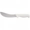 Faca para carne, 15 cm, refile a�reo curva estreita inox, cabo branco,  BKW206 6 STARRETT