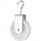 Roldana pl�stica, 6 cm, com gancho, VONDER