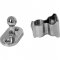 Fixador de porta de press�o para piso, niquelado, 95844 SILVANA