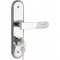 Fechadura externa, espelho em a�o inox, modelo 1801/21, STAM