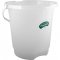 Balde pl�stico, graduado, 20 litros, transparente, PLASVALE