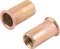 Rebite de rosca em a�o carbono, rosca M4 x 11,5 mm, cabe�a pequena, VONDER