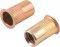 Rebite de rosca em a�o carbono, rosca M5 x 13,0 mm, cabe�a pequena, VONDER