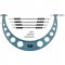 Micr�metro externo com batentes intercambi�veis, s�rie 104, 300,0 mm - 400,0 mm, gradua��o 0,01 mm , 104-142A, MITUTOYO