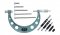 Micr�metro externo com batentes intercambi�veis, s�rie 104, 150,0 mm - 300,0 mm, gradua��o 0,01 mm , 104-136A, MITUTOYO