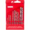 Jogo de brocas combinadas, A114 de 3 mm a 8 mm e A800 de 4 mm a 8 mm, com 9 pe�as, DORMER