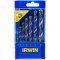 Jogo de brocas para concreto, com ponta de metal duro, 3 mm a 10 mm, com 7 pe�as, 891507 IRWIN