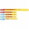 Jogo de l�minas de serra tico-tico, cartela com 5 pe�as, BU310, STARRETT