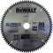 L�mina de serra circular com v�dea, para alum�nio, 254 mm x 30 mm x 80 dentes, DEWALT