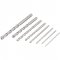 Jogo de brocas para concreto, com ponta de metal duro, 3 mm a 12 mm, com 8 pe�as, VONDER