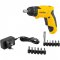 Parafusadeira a bateria 3,6 V, carregador bivolt, jogo com 14 pe�as, PBV 120, VONDER