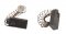 Escova de carv�o 1607014117  jogo com 2 pe�as BOSCH