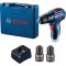 Parafusadeira/furadeira de impacto a bateria, 12 V, Brushless, 06019G91E0, BOSCH