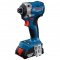 Parafusadeira de Impacto GDR 18V 215 com 2 Baterias, Carregador e Maleta, 06019N20E6 BOSCH